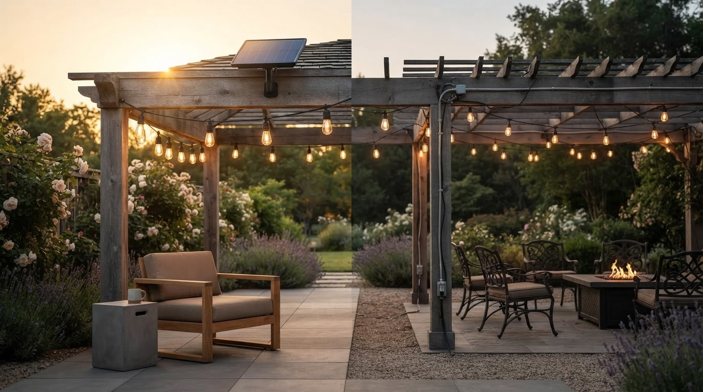 Optimizing Outdoor Solar String Lights for Large Patios
