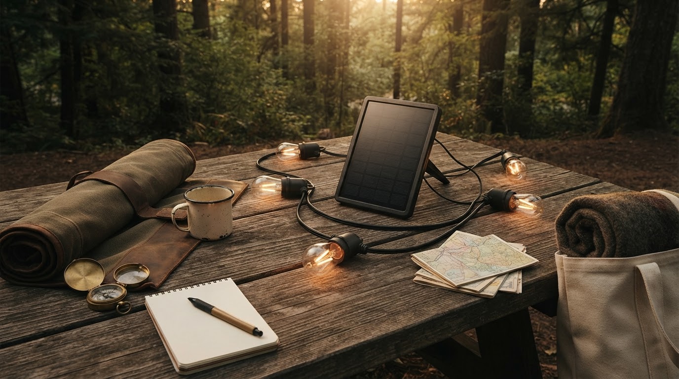 Outdoor Solar String Lights Performance in Low Sun