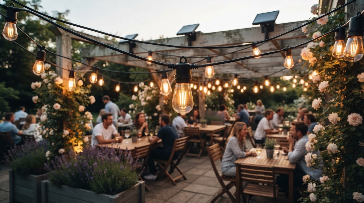 Are Outdoor Solar String Lights Durable Enough for Business?