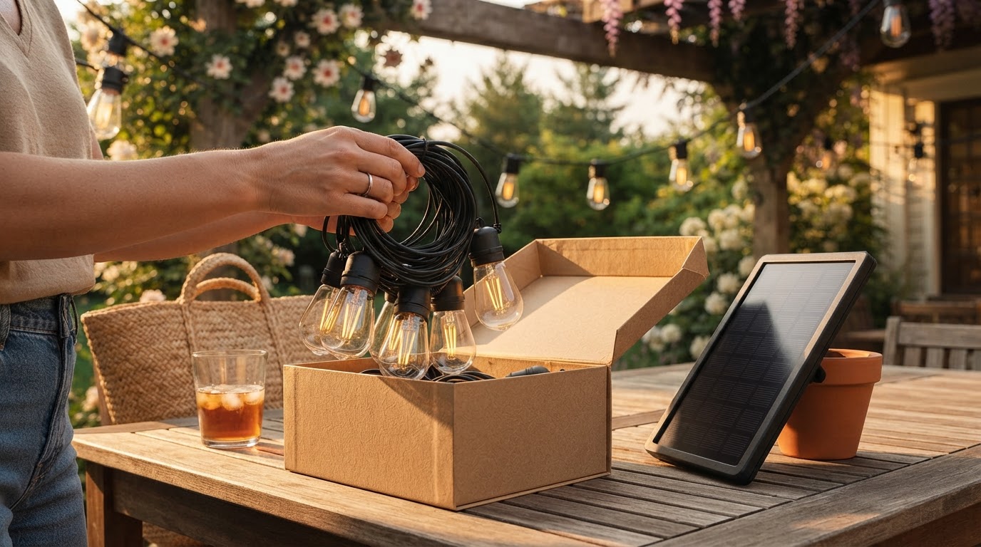 Do Outdoor Solar String Lights Work for Patios?
