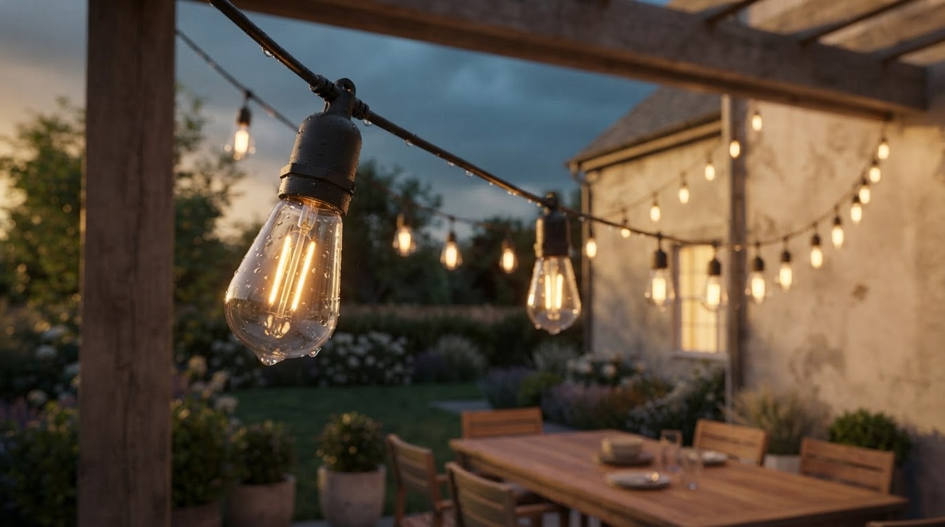 Do Outdoor Solar String Lights withstand high winds?
