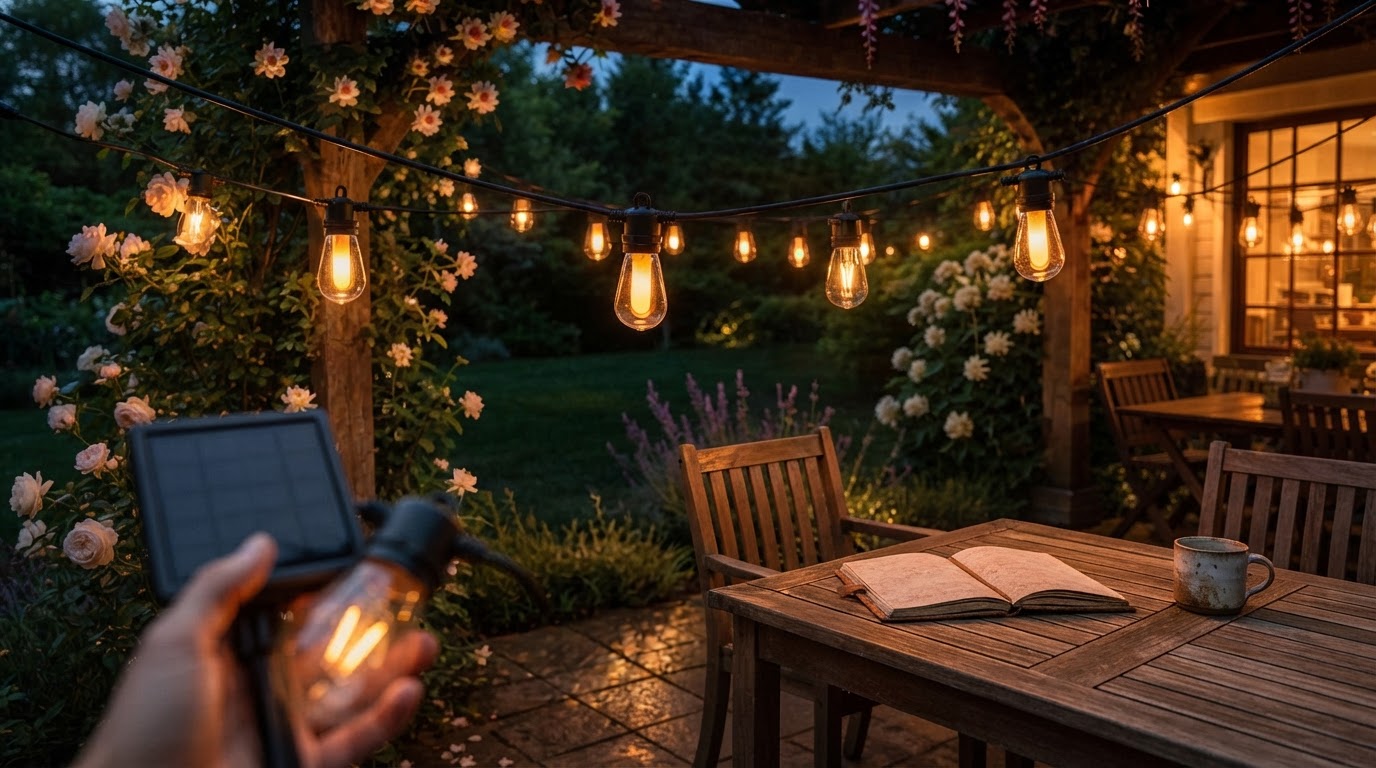 Restoring History with Outdoor Solar String Lights