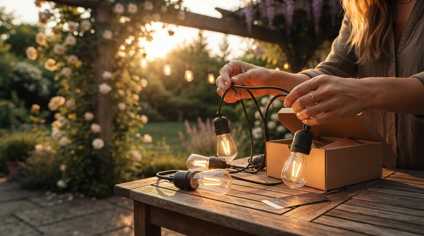 Why choose warm white Outdoor Solar String Lights?