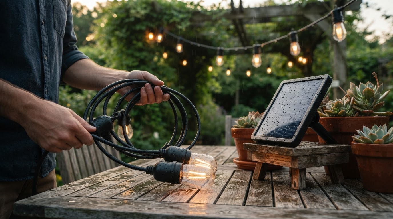 Are 50ft Outdoor Solar String Lights Truly Waterproof?