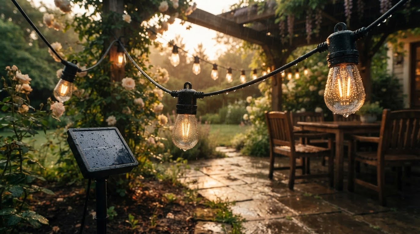 Are 50ft Outdoor Solar String Lights Actually Waterproof?