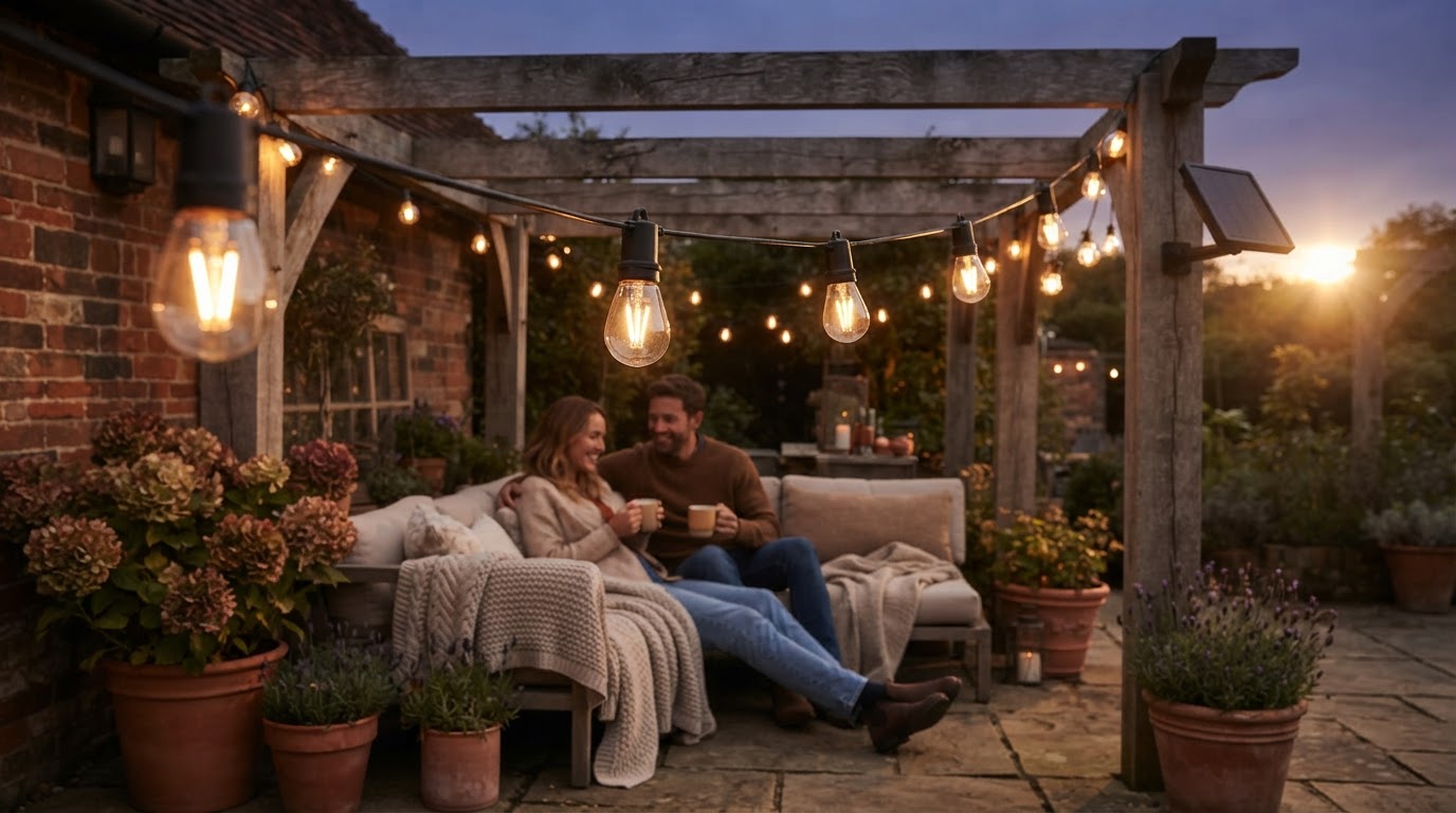 Why Choose Warm White Outdoor Solar String Lights?