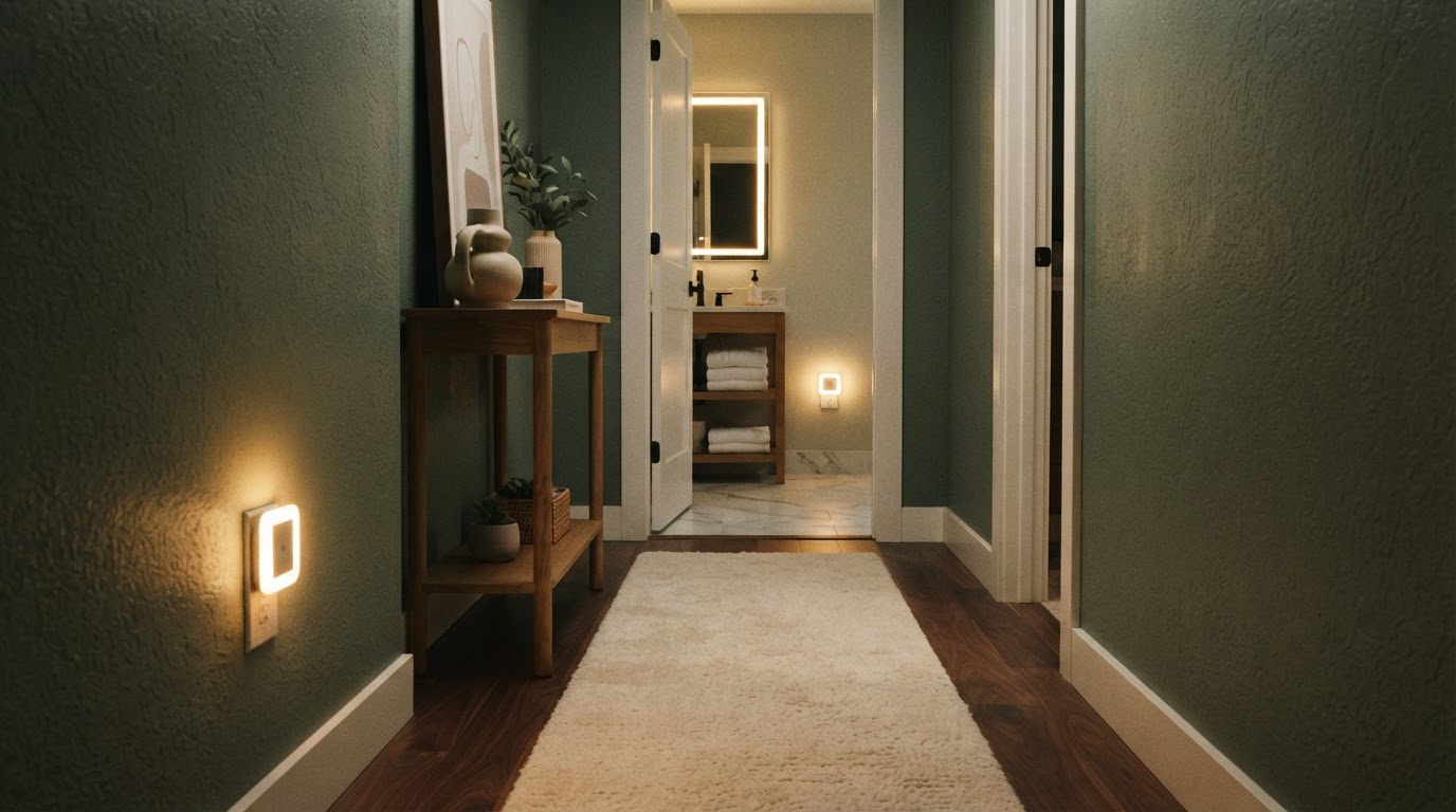 How to Optimize Your Hallway and Bathroom Lighting for Nighttime Safety