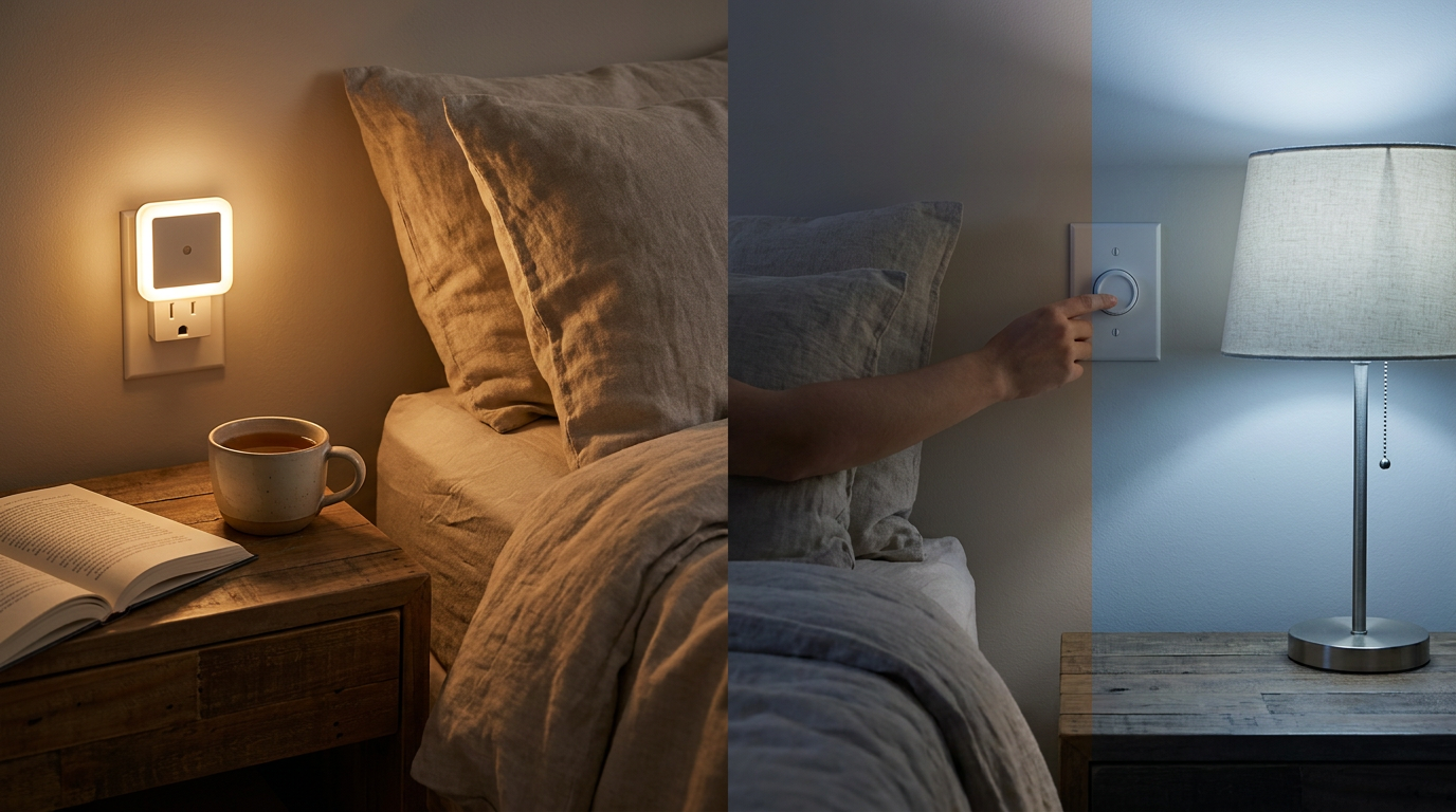 Is the Soft Glow Nights lamp better than standard dimmers?