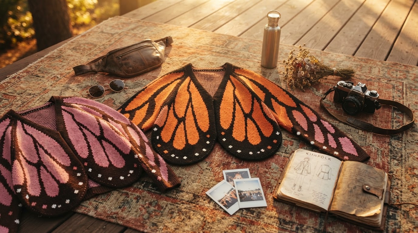 Styling the Butterfly Wing Cardigan for Festival Season