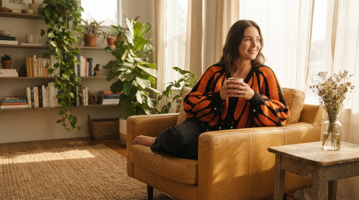 What defines a Butterfly Wing Cardigan sweater shawl?