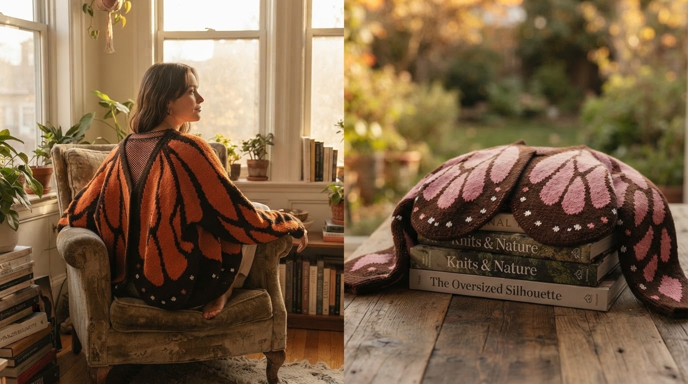 Choosing the Butterfly Wing Cardigan for Oversized Comfort