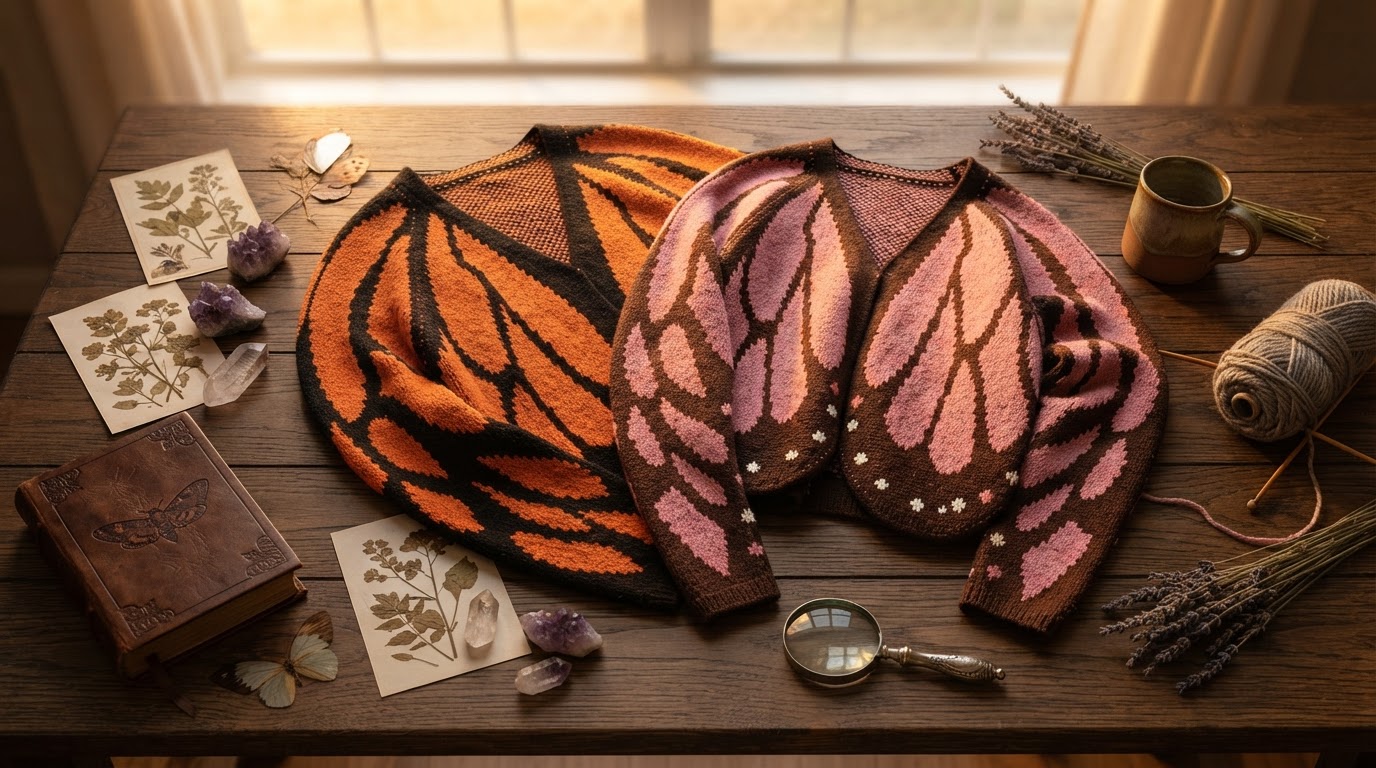 Integrating the Butterfly Wing Cardigan into Whimsigoth Style
