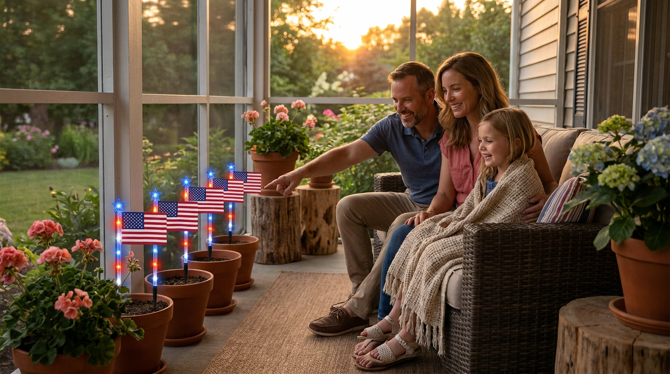 The 5-Step Setup for American Flag Solarlights