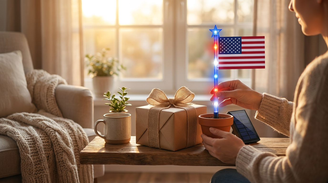 American Flag Solarlights Performance Analysis