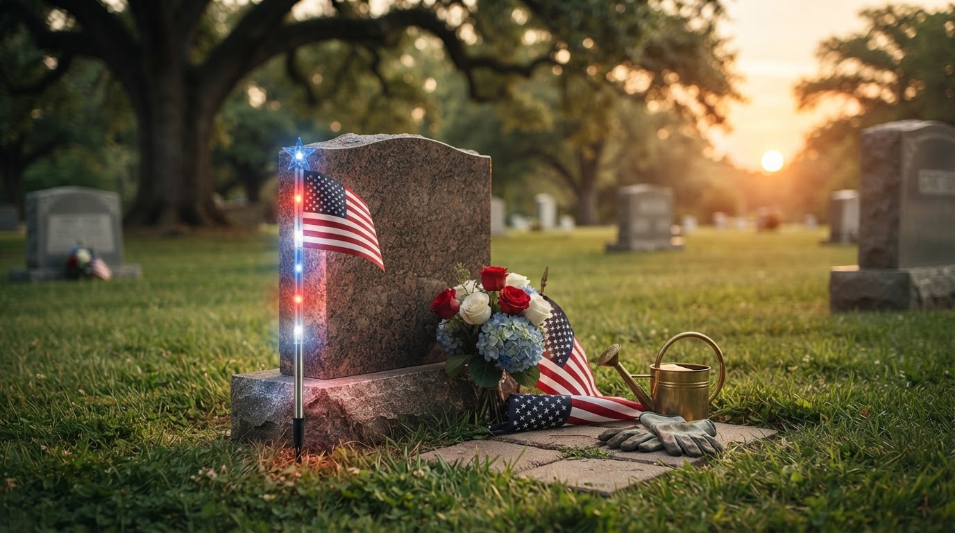 Selecting Memorial Day Solar Lights for Gravesites