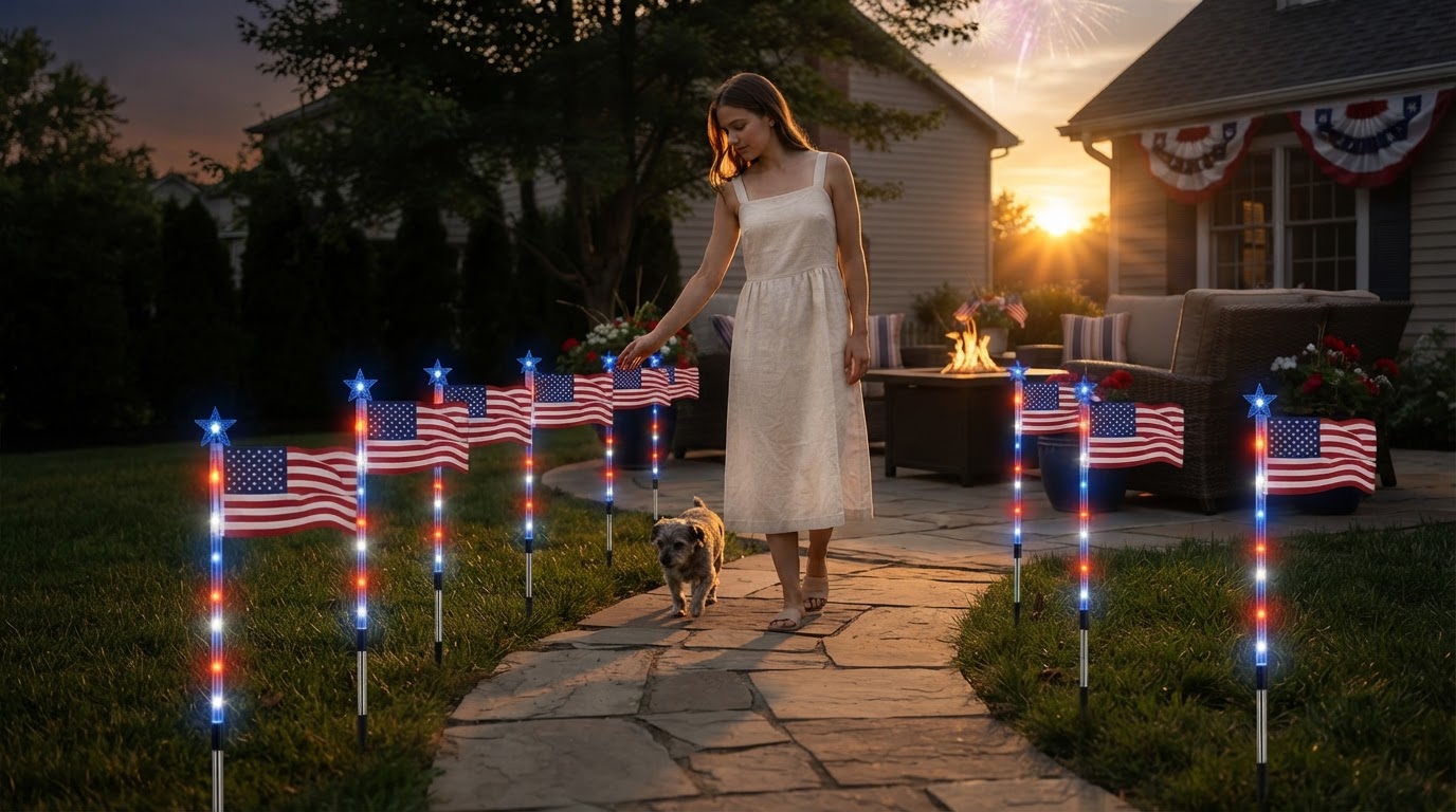 Why use American Flag Solarlights for Memorial Day?
