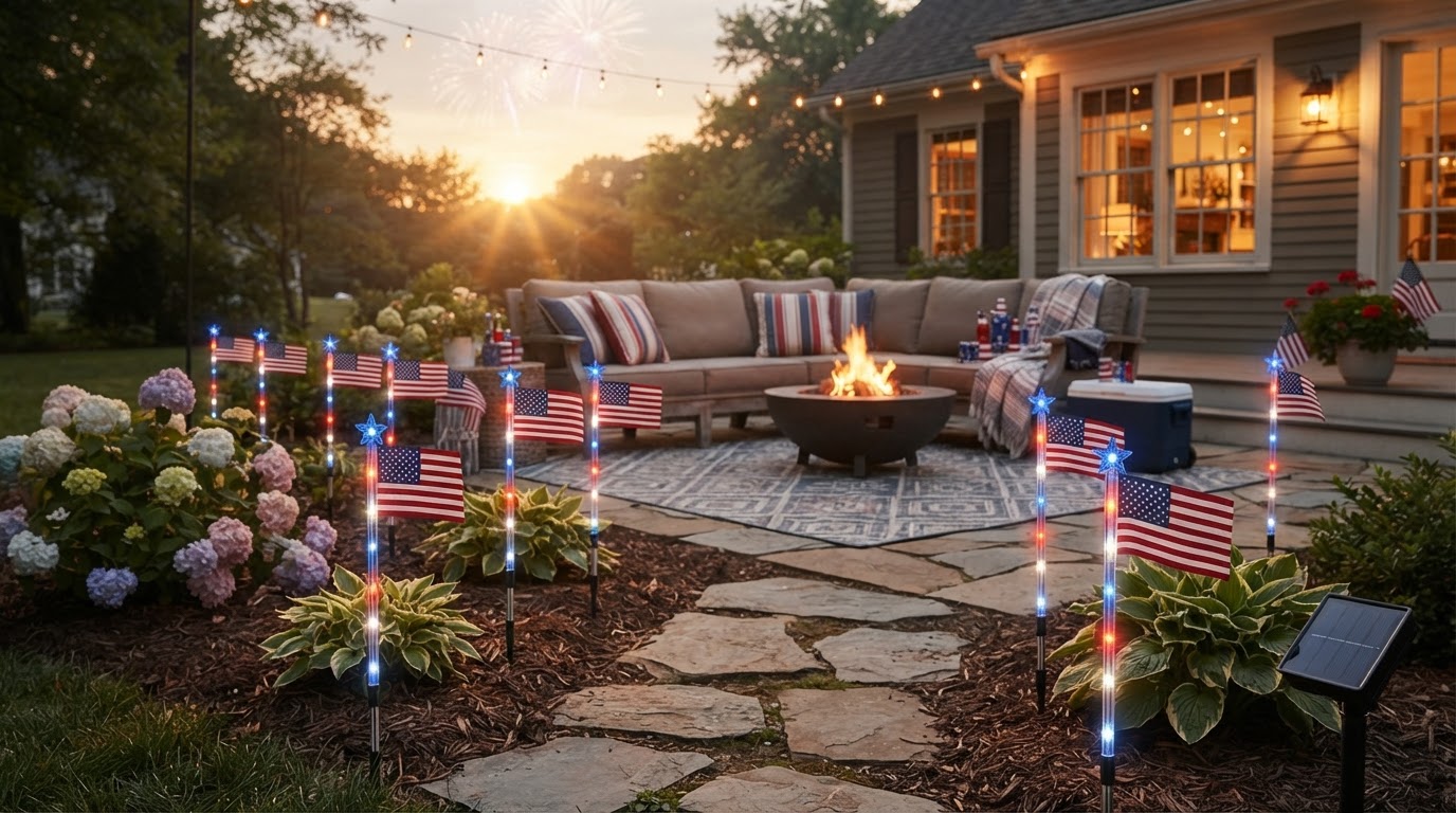 How do American Flag Solarlights stake units perform?