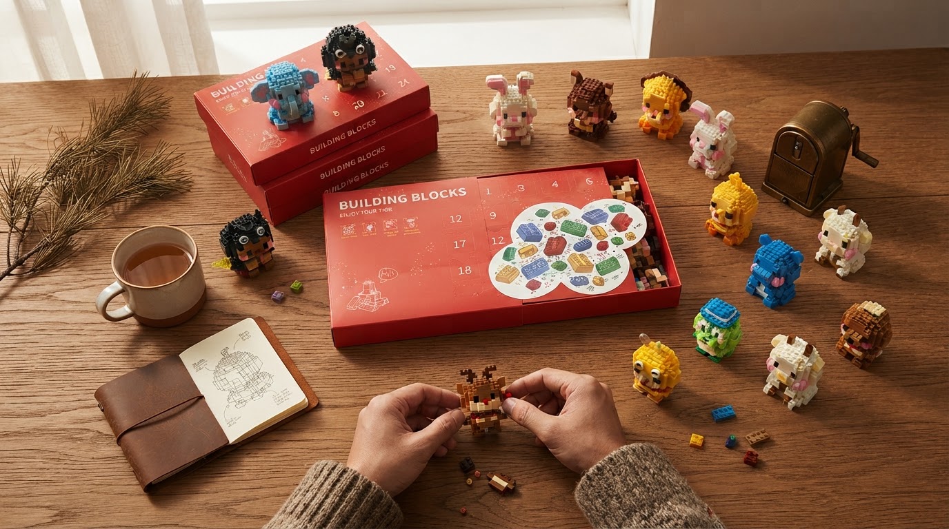 Building Blocks Advent Calendar for Creative Mornings