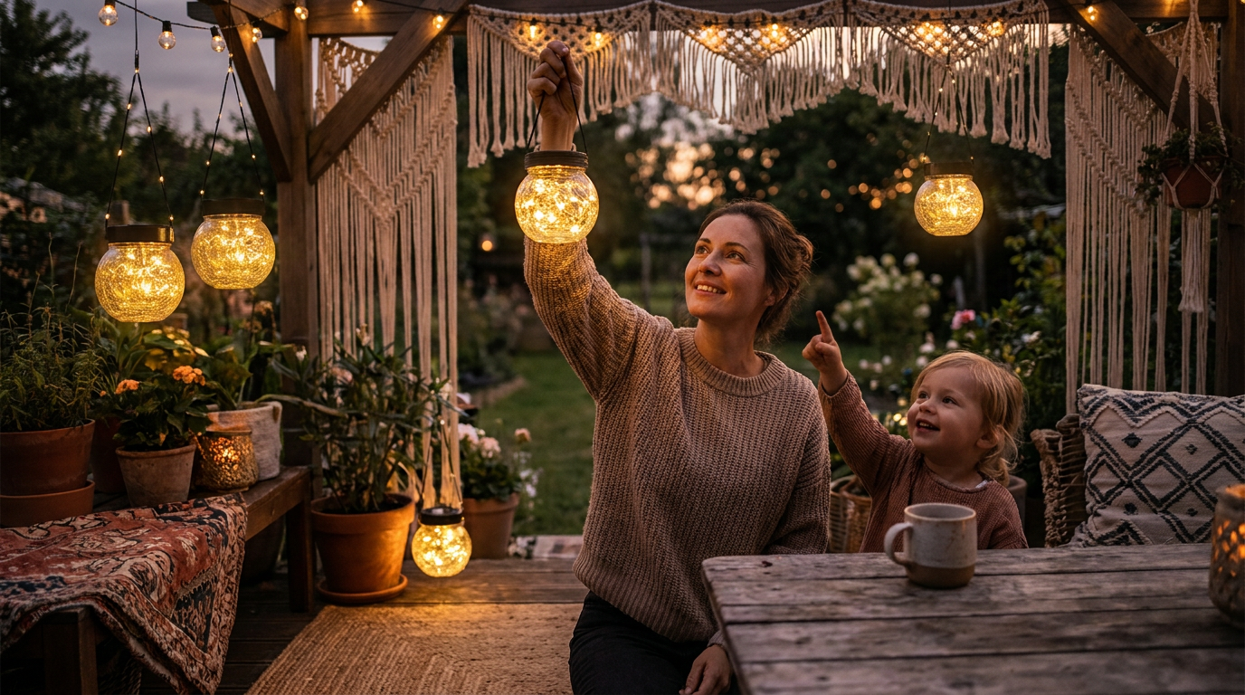 A 3-Step Framework for Boho Solar Lantern Outdoor Styling