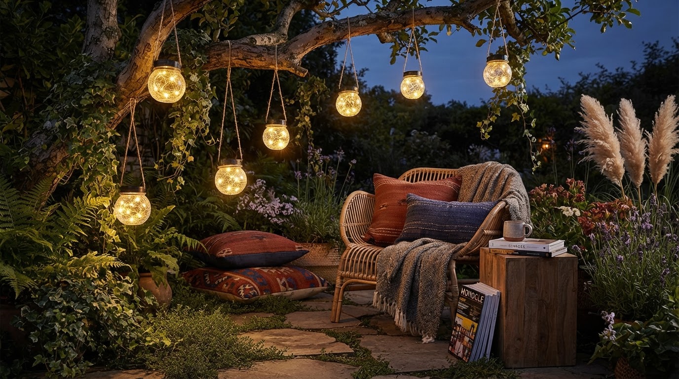 Choosing Solar Hanging Lantern Models for Boho Garden Style