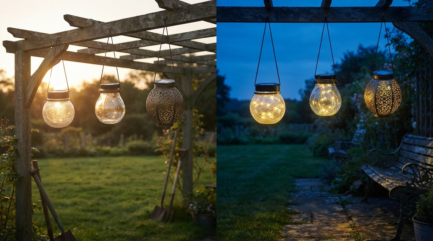 Comparing Solar Hanging Lantern Performance in Real Gardens