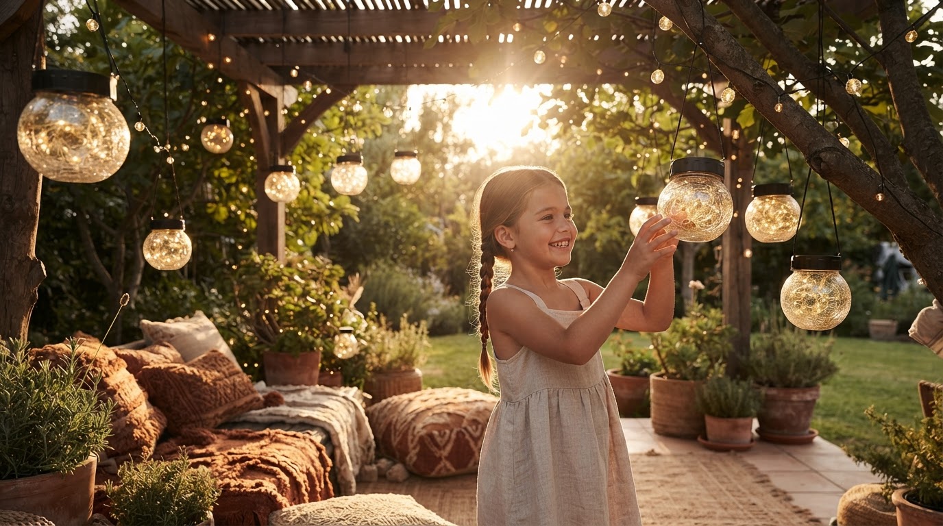 A 5-Step Setup for Solar Hanging Lantern Patio Decor
