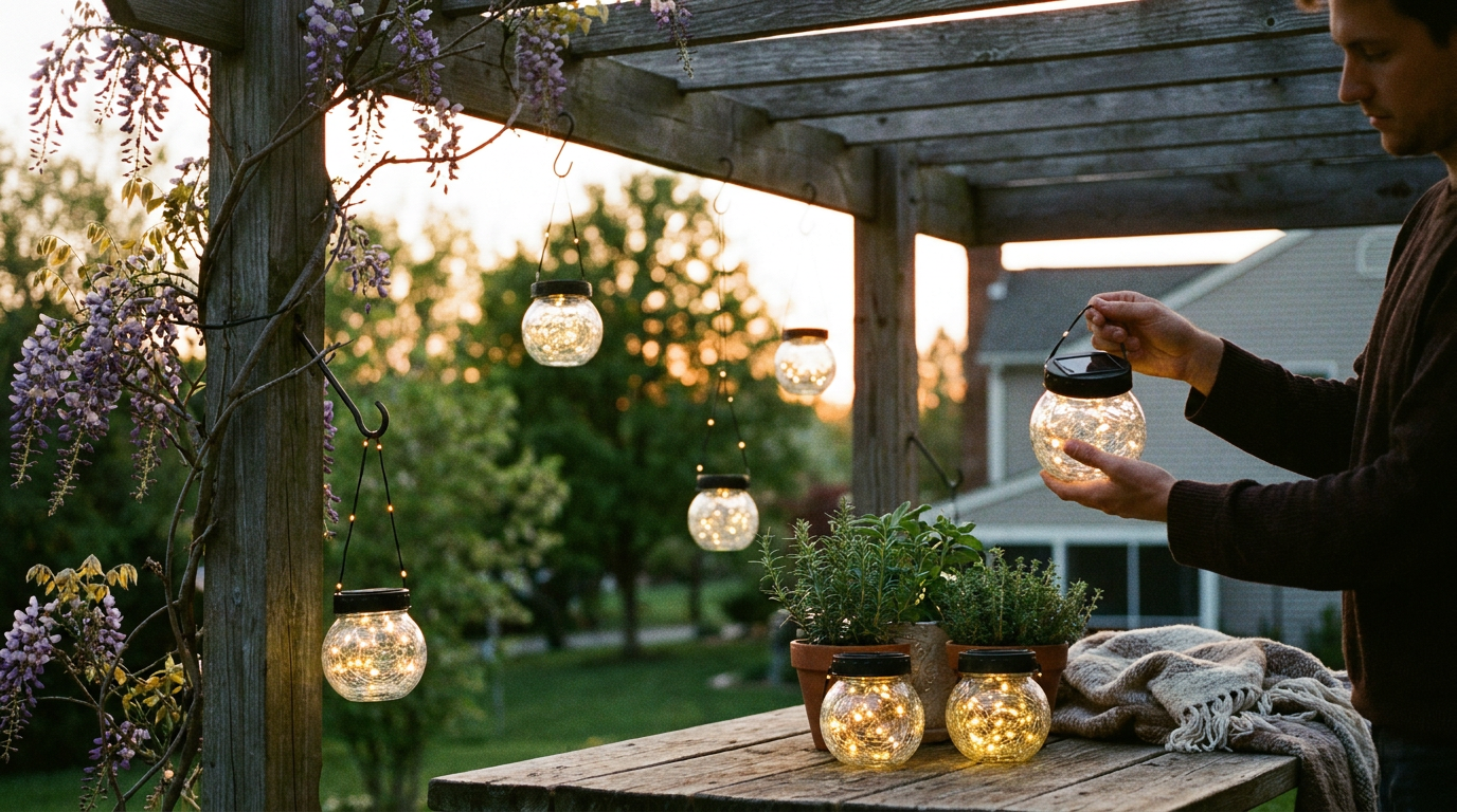 Do Solar Hanging Lantern Mason Jar Lights Last Outdoors?