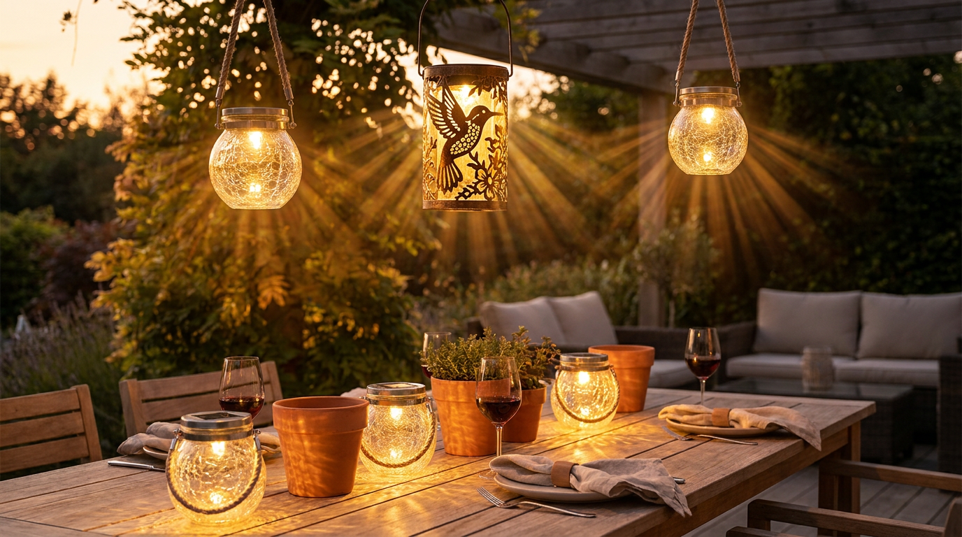 Eandisom Hummingbird Lantern vs Solar Hanging Lantern