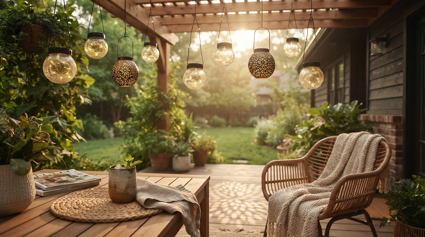 Edenseelake Lantern Deal vs Solar Hanging Lantern Glass