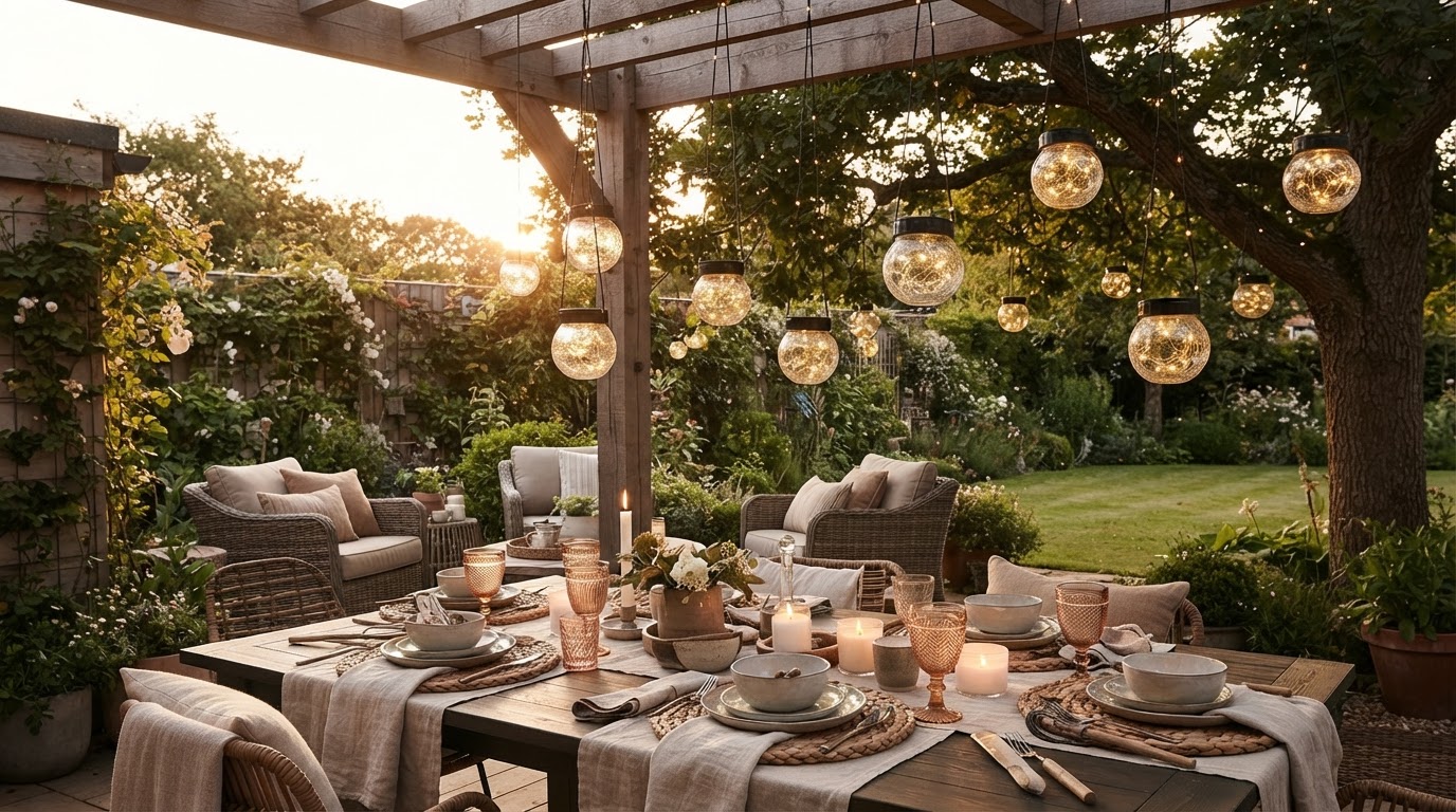 How to Style Solar Lanterns for Backyard Entertaining