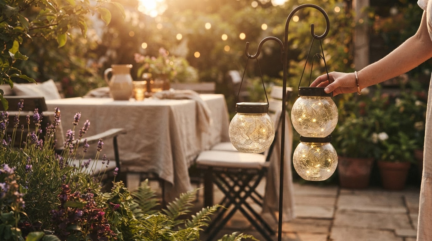 KOOPER Hummingbird Lights Discount vs Solar Hanging Lantern