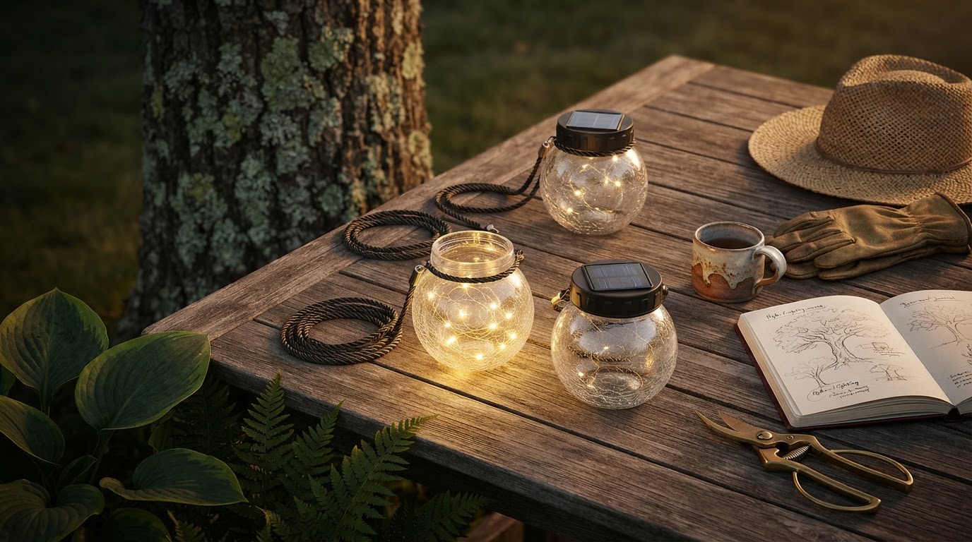 Solar Hanging Lantern Integration for Mature Trees