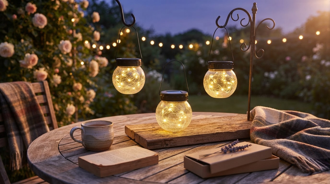 Solar Hanging Lantern Performance in Mason Jar Retrofits