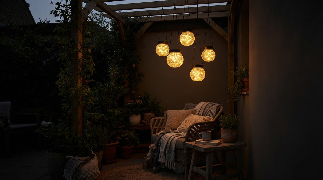 Solve Dark Patio Corners with the Solar Hanging Lantern