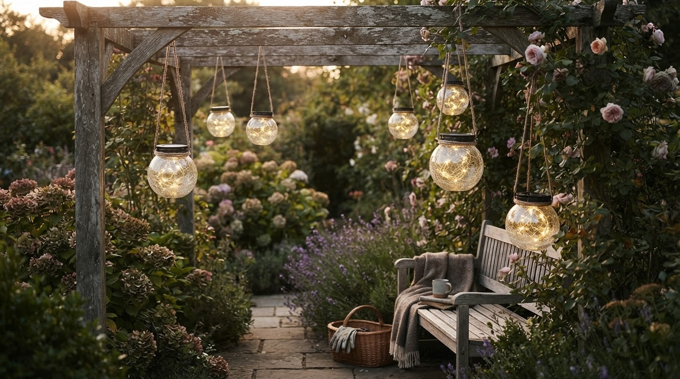 Why choose a vintage Solar Hanging Lantern for gardens?