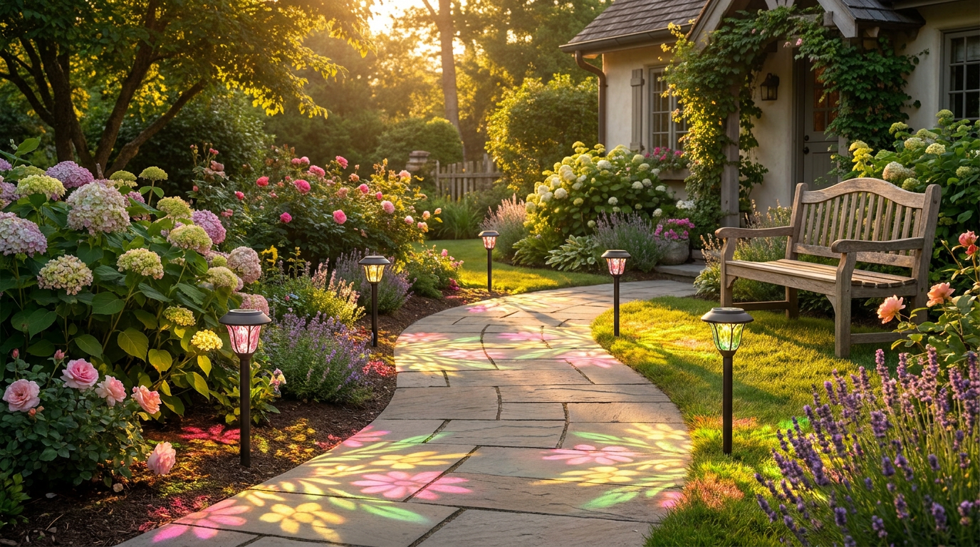 Why choose Bloom Path Lights for decorative floral walkways?