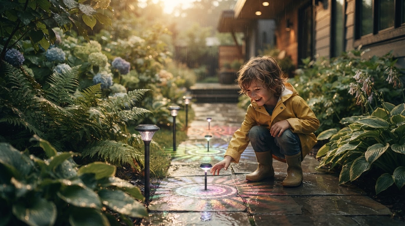 Installing Waterproof Bloom Path Lights for Wet Climates
