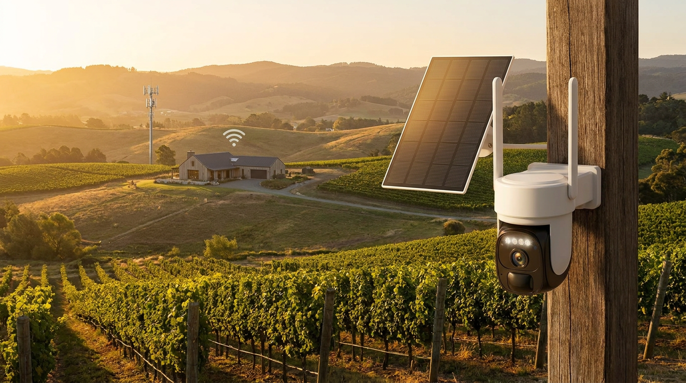 Three Connectivity Tiers for Outdoor Solar Security Camera