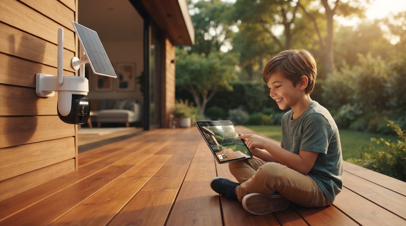 DIY Outdoor Solar Security Camera System Installation