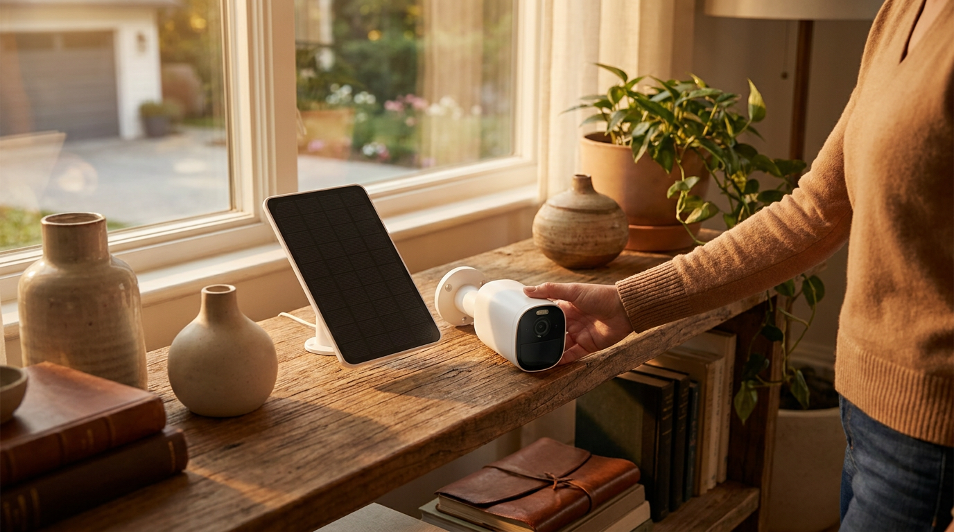 Low-Profile Driveway Security With Outdoor Solar Security Camera