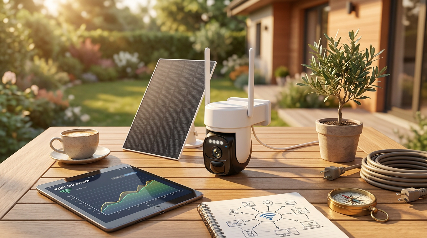 Optimizing Outdoor Motion Sensor Solar Camera WiFi Performance