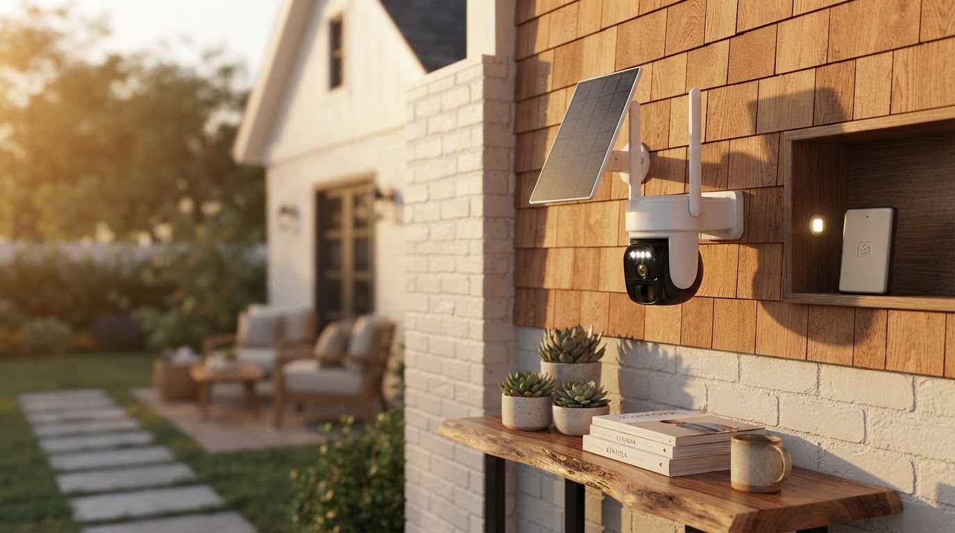 Can an Outdoor Solar Security Camera record 24/7?