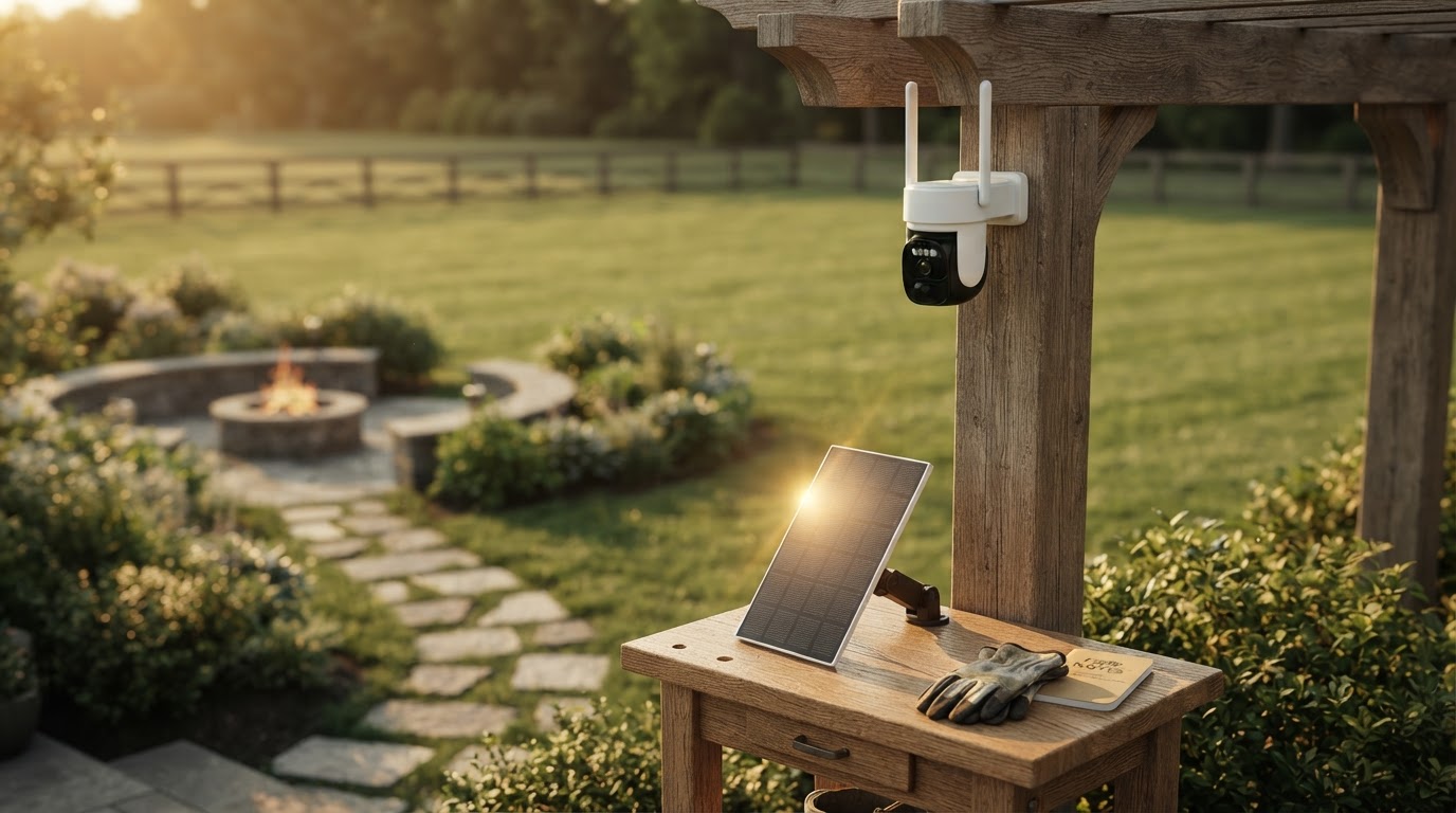 Field Testing the Outdoor Solar Security Camera for Backyards