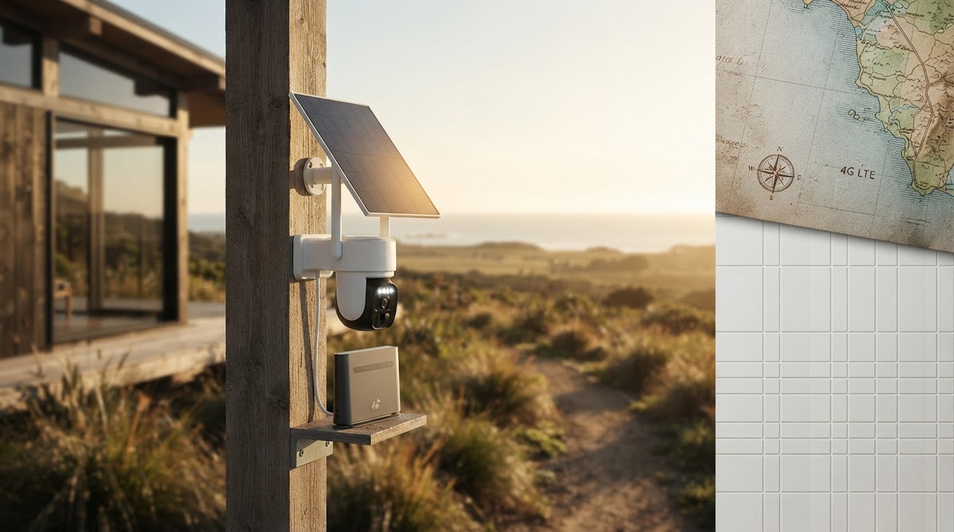 Deploying Outdoor Solar Security Camera Systems Without Wifi