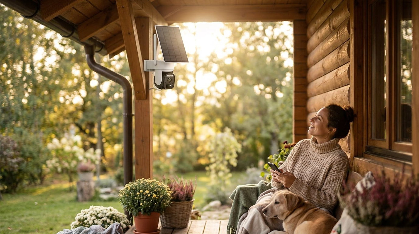 Can an Outdoor Solar Security Camera provide two-way audio?