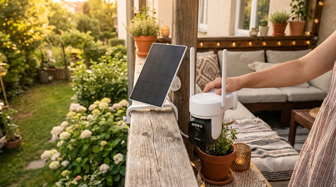 Can I install an Outdoor Solar Security Camera as a renter?