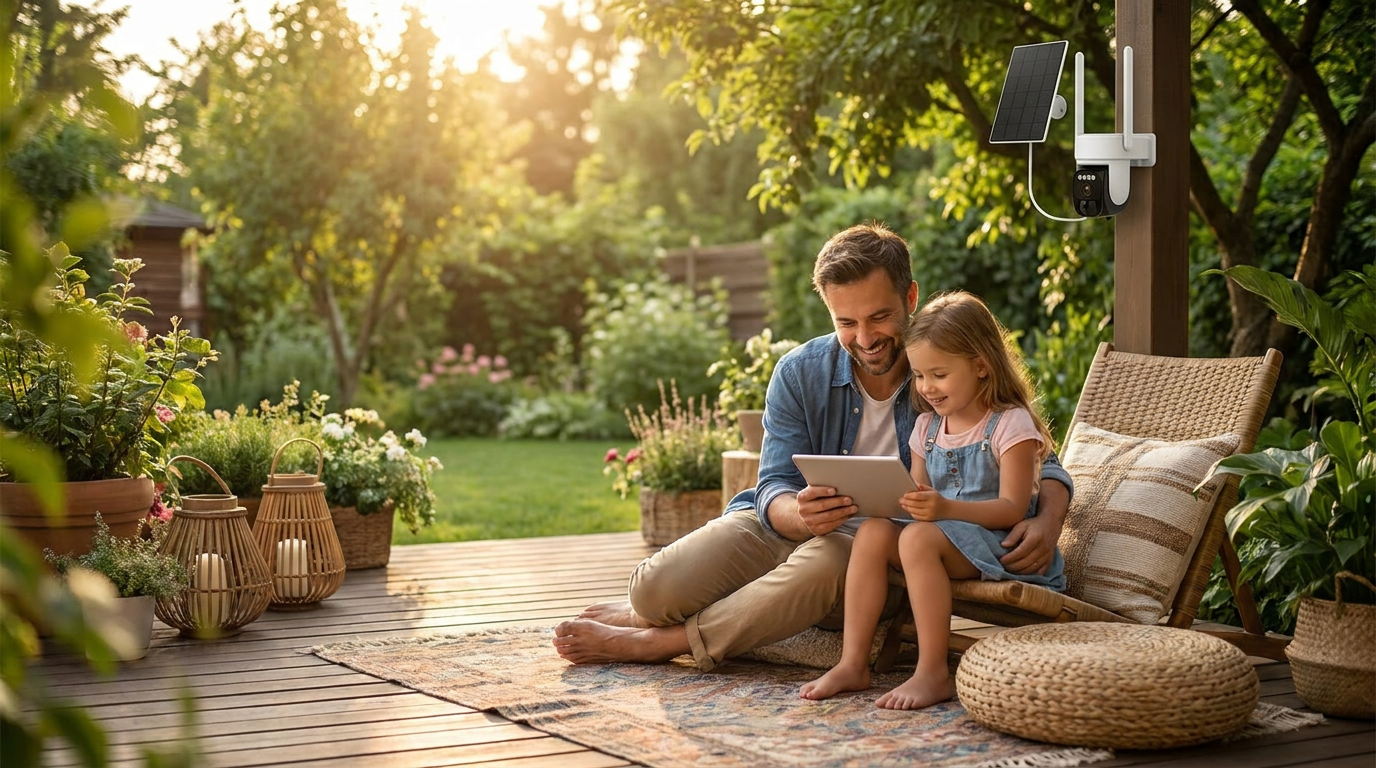 How to Configure an Outdoor Solar Security Camera with SIM?