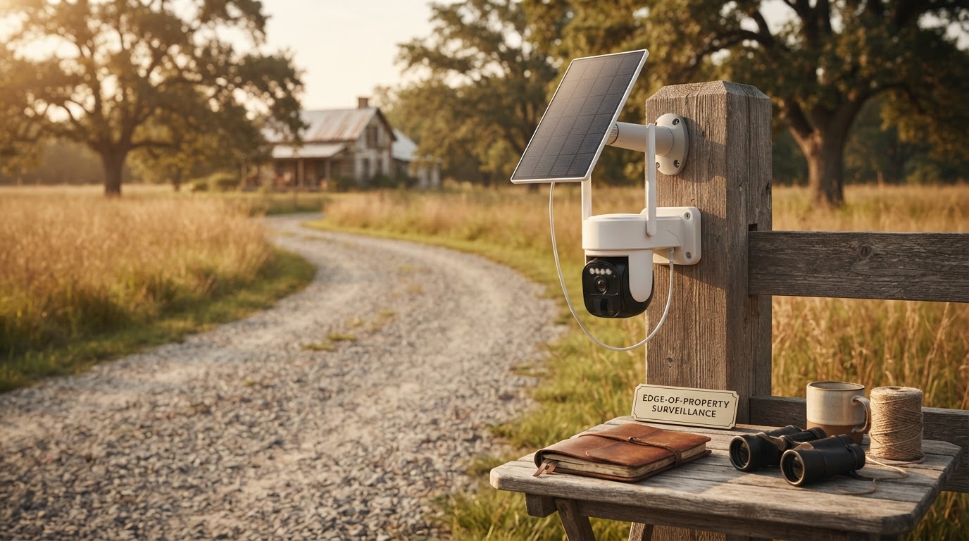 Securing Remote Driveways with Outdoor Solar Security Camera