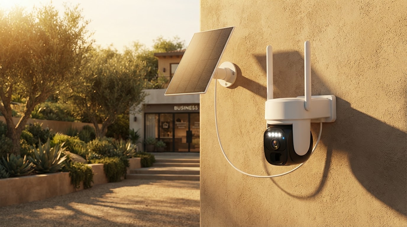 Solar Security Camera Placement Strategy for Home & Business