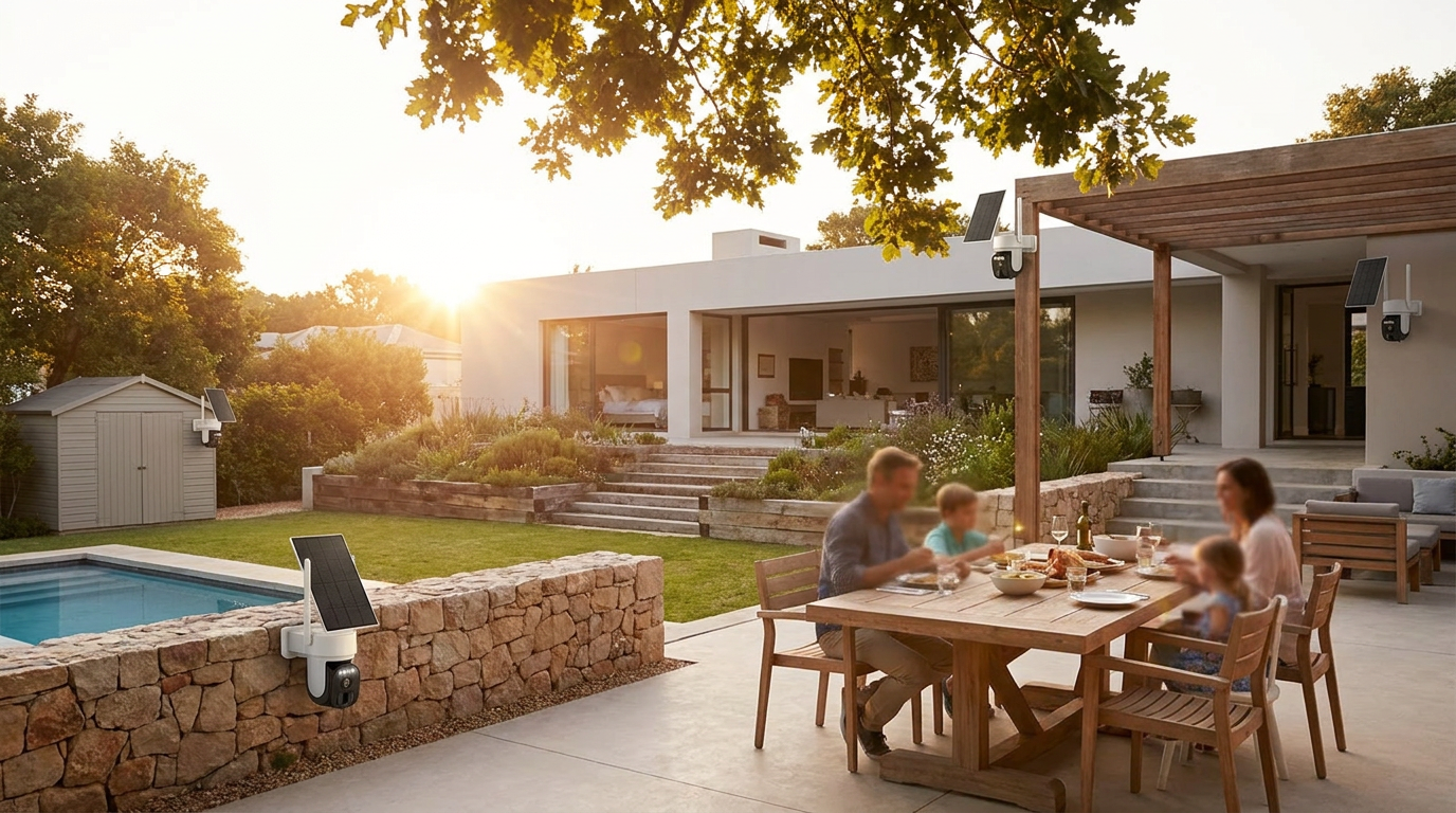 SV3C 2K Dual-Lens Solar Camera 4-Pack Drops to $225